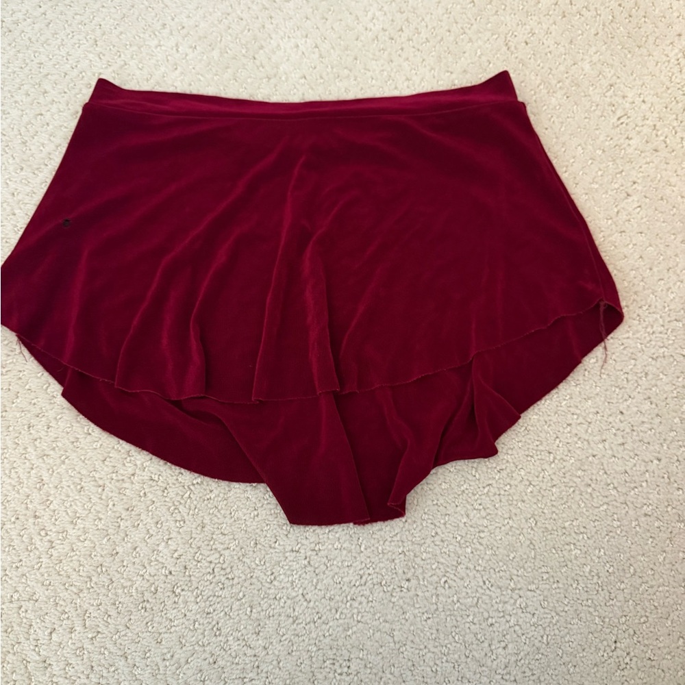 Red bullet point ballet Skirt